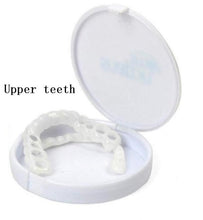 Load image into Gallery viewer, Whitening Snap On Smile Perfect Smile Fits Most Comfortable Denture Care False Dental Teeth Veneers Upper Teeth &amp; Lower Teeth
