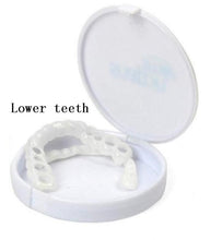 Load image into Gallery viewer, Whitening Snap On Smile Perfect Smile Fits Most Comfortable Denture Care False Dental Teeth Veneers Upper Teeth &amp; Lower Teeth