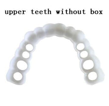 Load image into Gallery viewer, Whitening Snap On Smile Perfect Smile Fits Most Comfortable Denture Care False Dental Teeth Veneers Upper Teeth &amp; Lower Teeth