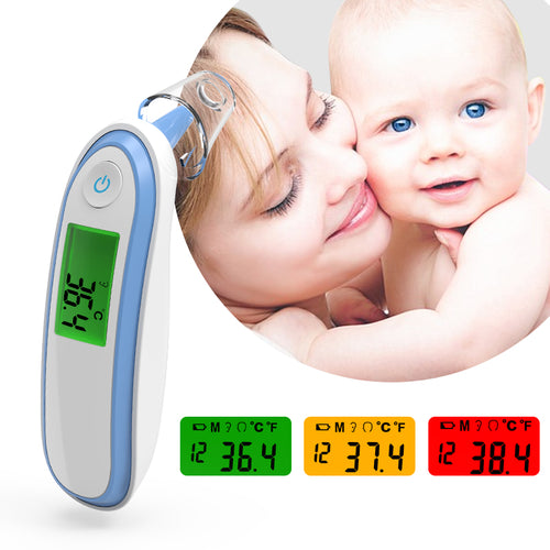 BOXYM Medical Household Infrared Fever Thermometer Digital Baby Adult  Non-contact Laser Body Temperature Ear Thermometer CE FDA