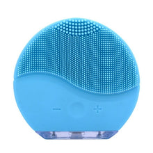 Load image into Gallery viewer, Ultrasonic Electric Facial Cleansing Face Washing Brush Vibration Skin Blackhead Remover Pore Cleaner Massage USB Rechargeable