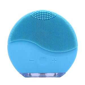 Ultrasonic Electric Facial Cleansing Face Washing Brush Vibration Skin Blackhead Remover Pore Cleaner Massage USB Rechargeable